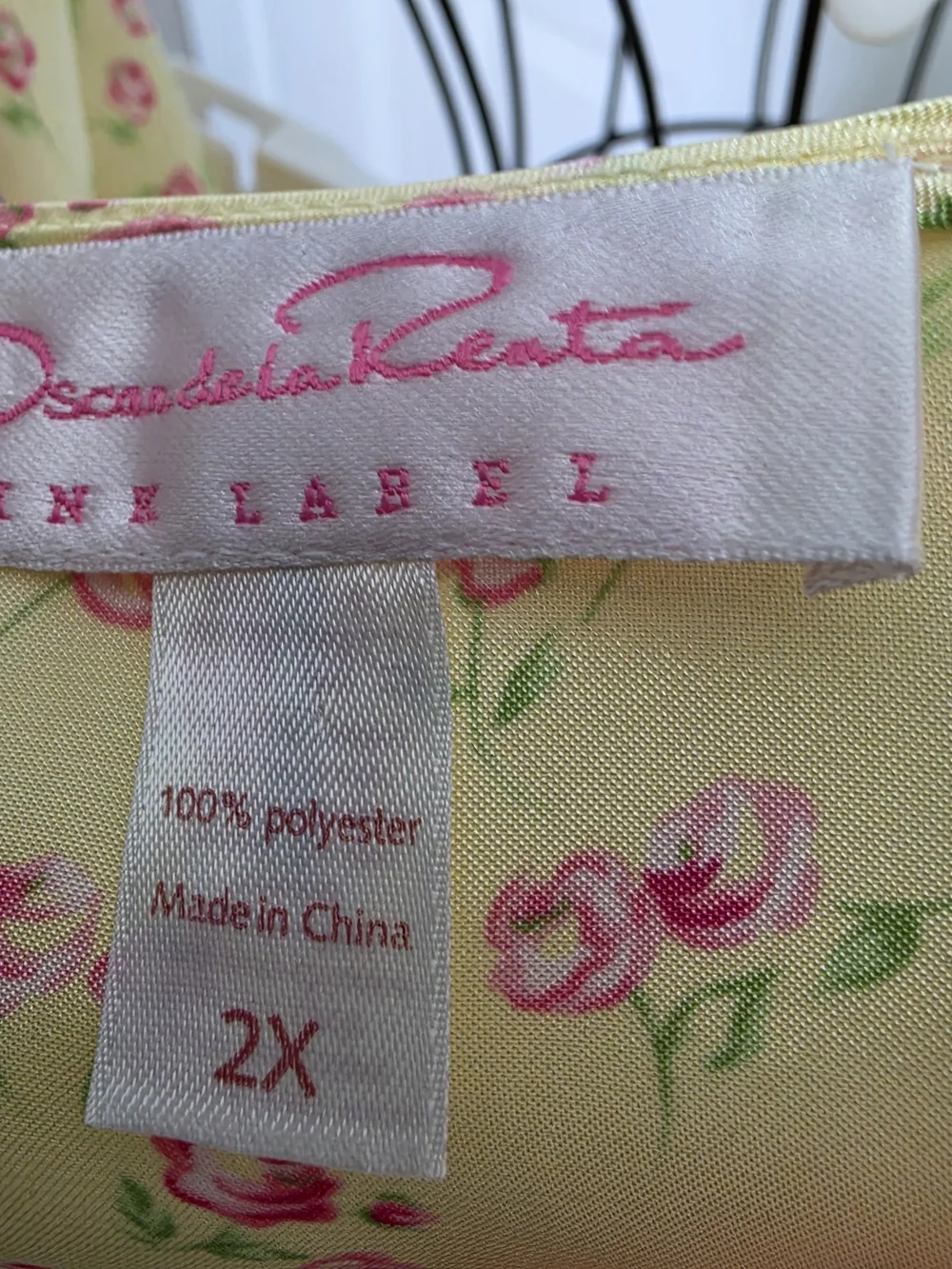 Oscar de la Renta matching camisole